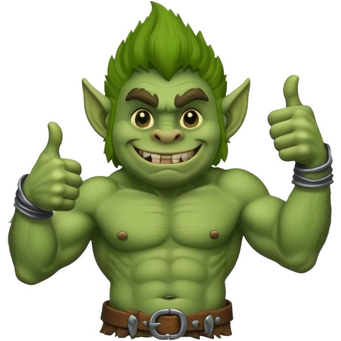 Troll with a thumbs up emoji