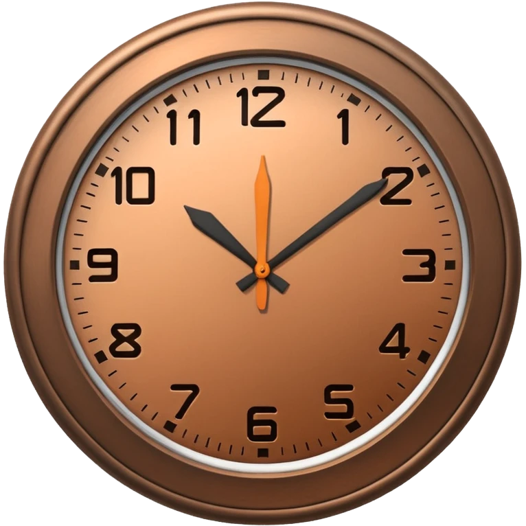 Clock ittttt emoji