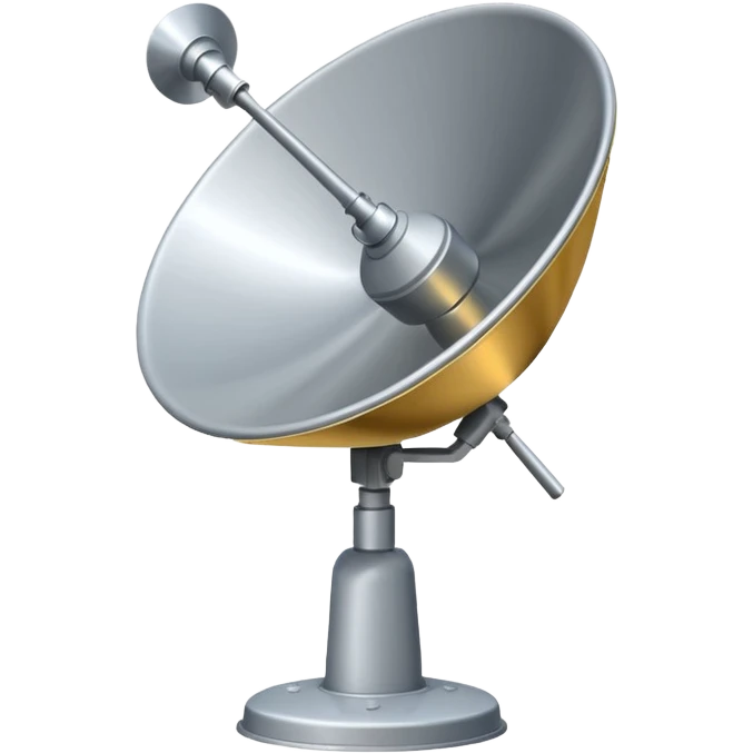 satellite dish signal emoji