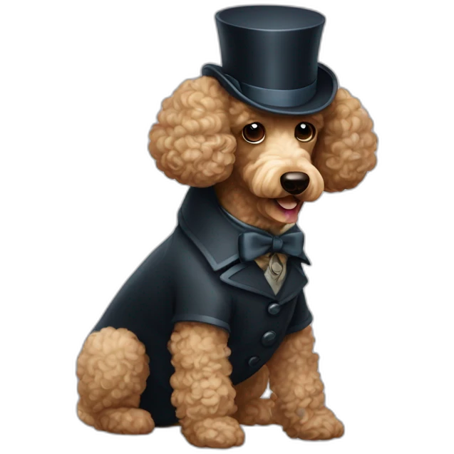 Sherlock Holmes-French Poodle emoji