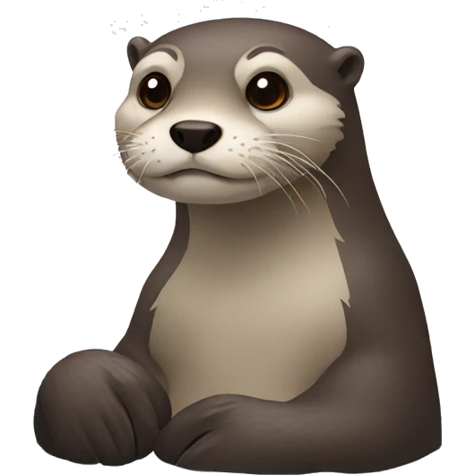 Chilling Otter emoji