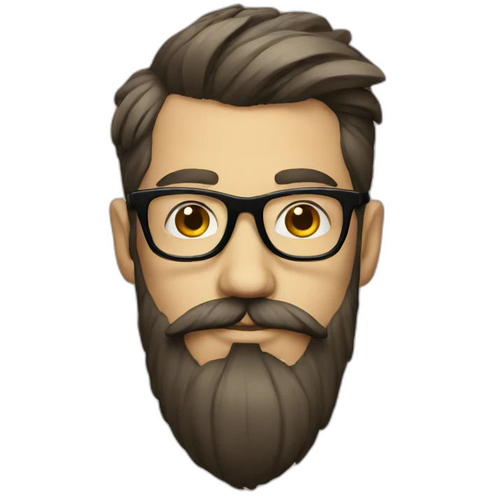 hipster emoji