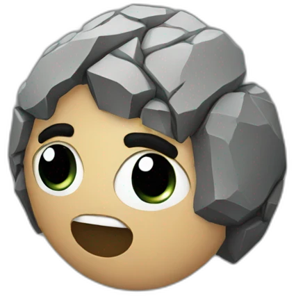 Rock emoji