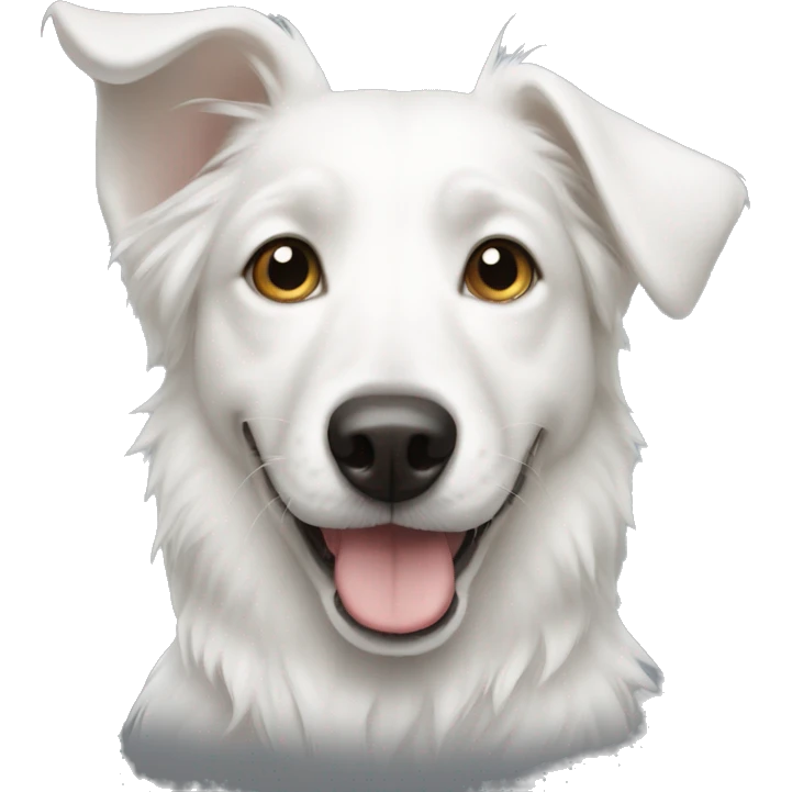 white dog emoji