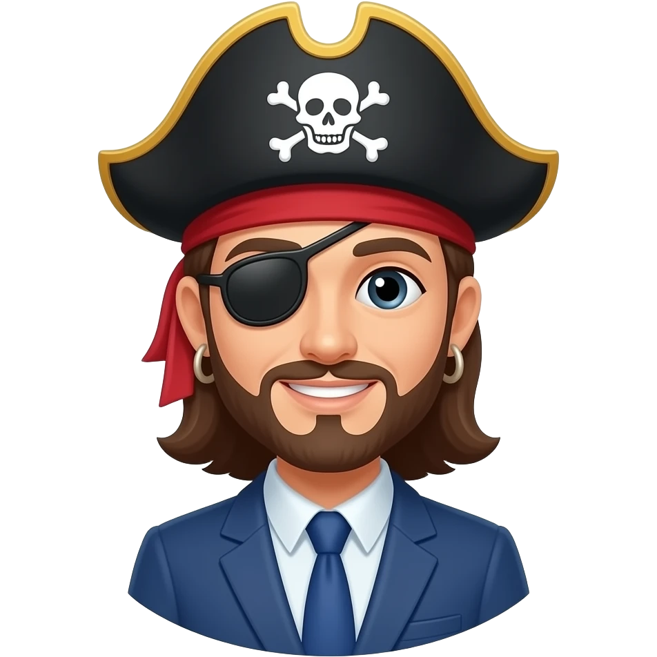 HR Manager pirate emoji