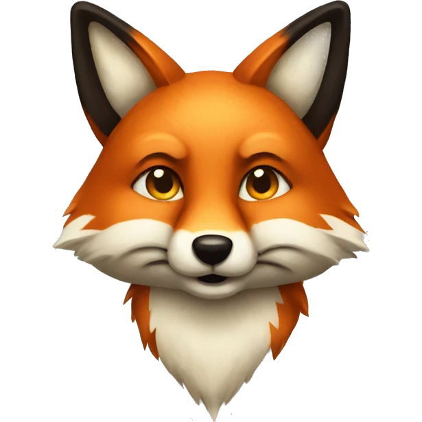 Big pixel fox emoji