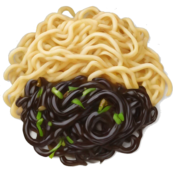 ￼ Jajangmyeon  emoji