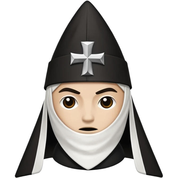 Black kkk cap emoji