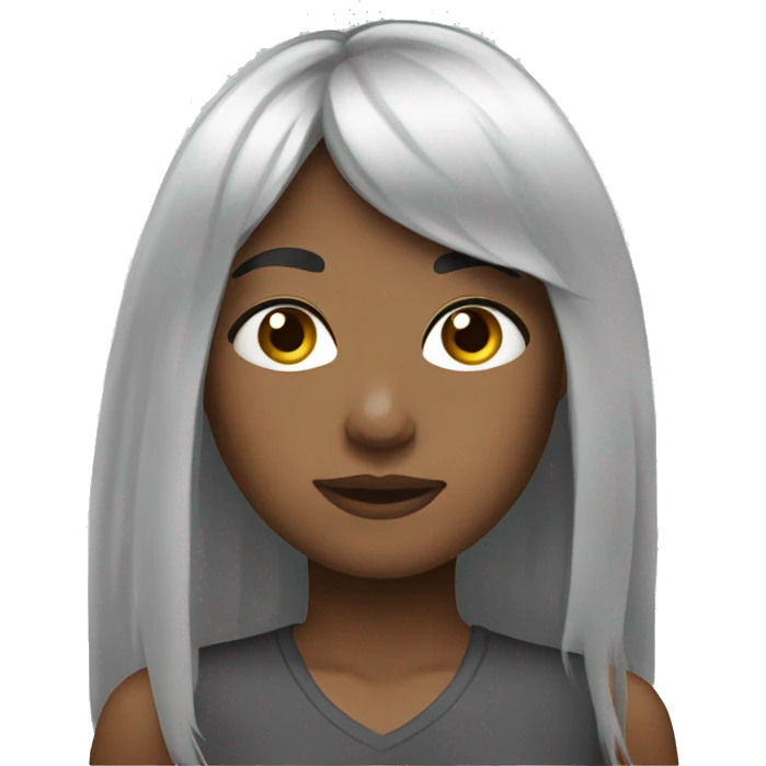canada-girl-black-bangs long hair emoji