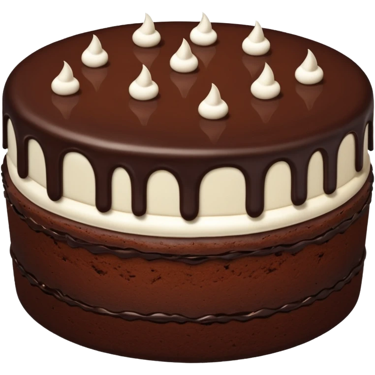 Chocolate cake emoji