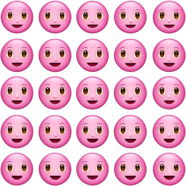 Pink emojis emoji