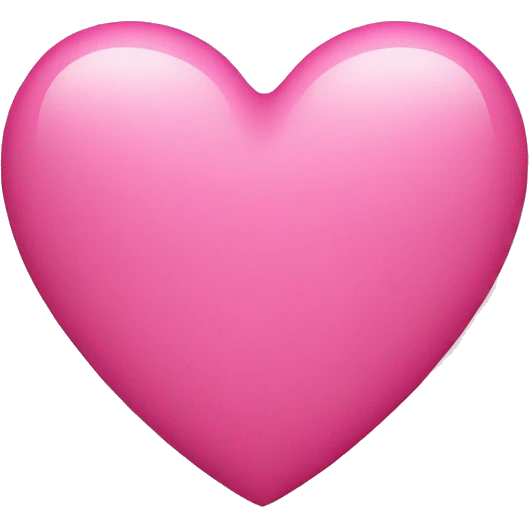 Pink heart  emoji