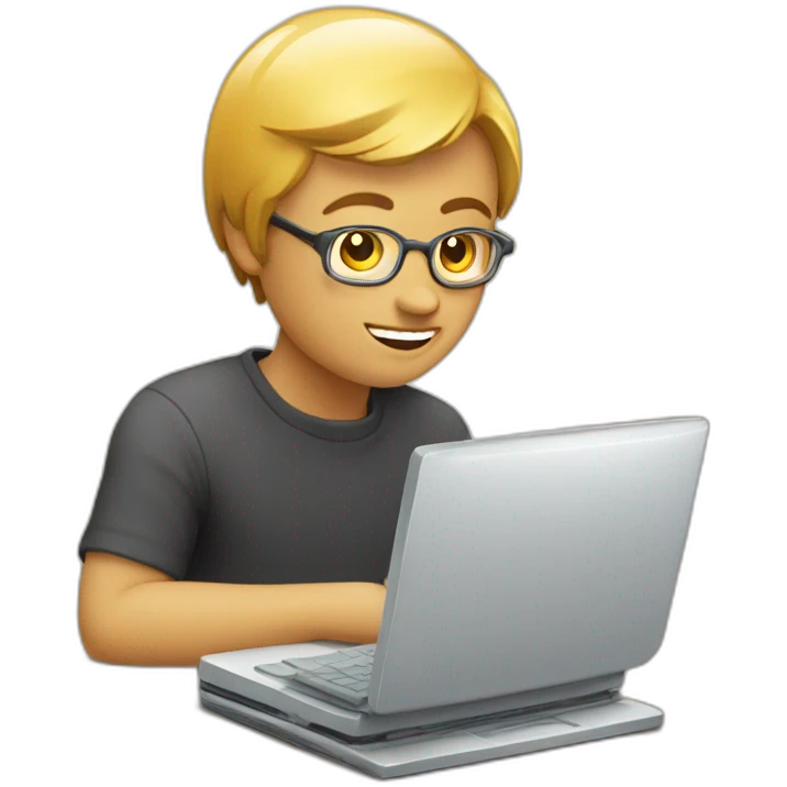 chat sur ordinateur emoji