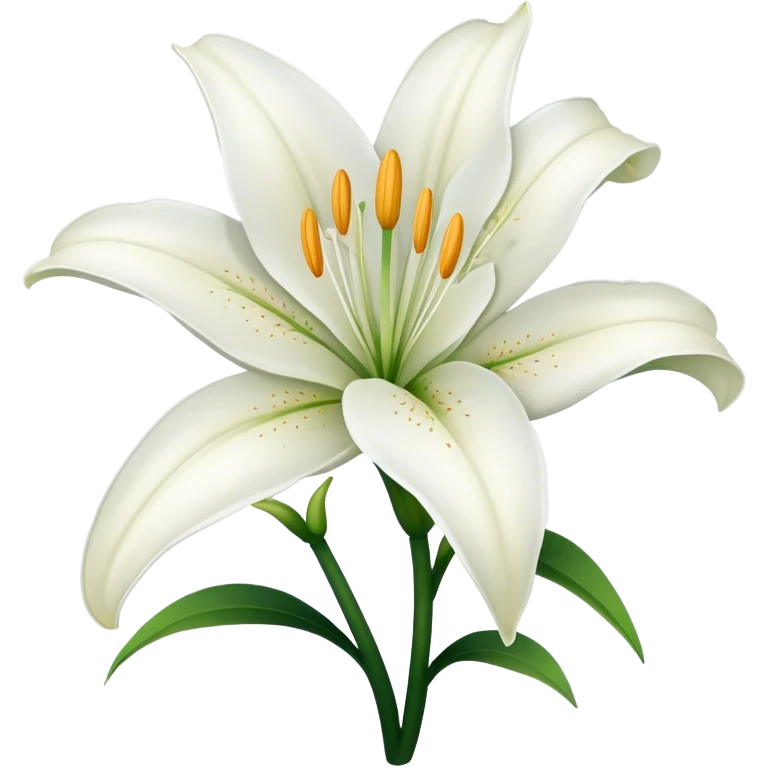 Lily flower emoji