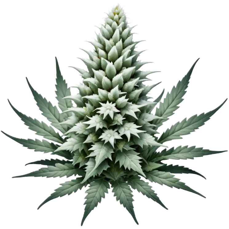 white marijuana emoji