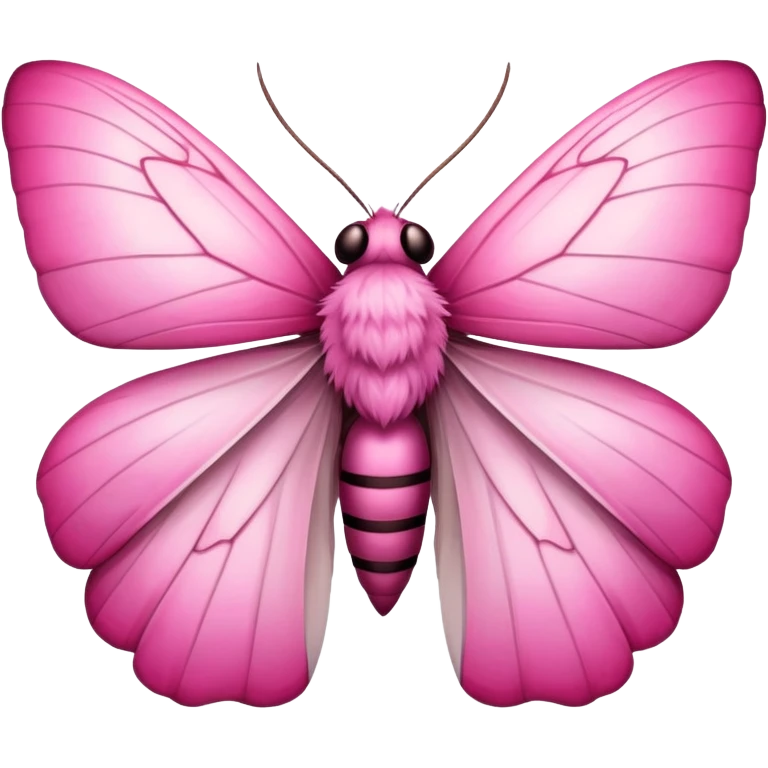 Moth pink  emoji