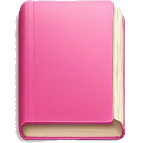 pink book emoji