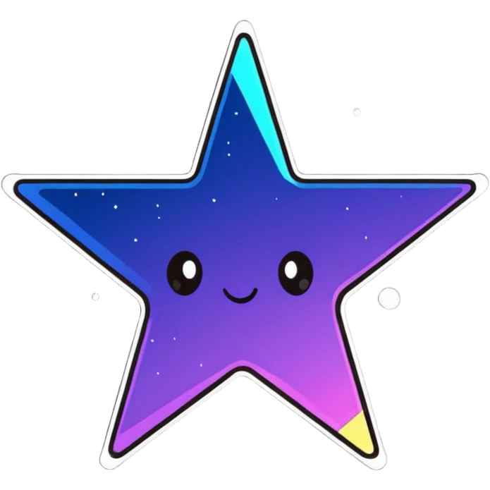 Bright glowing star with sparkles around it emoji