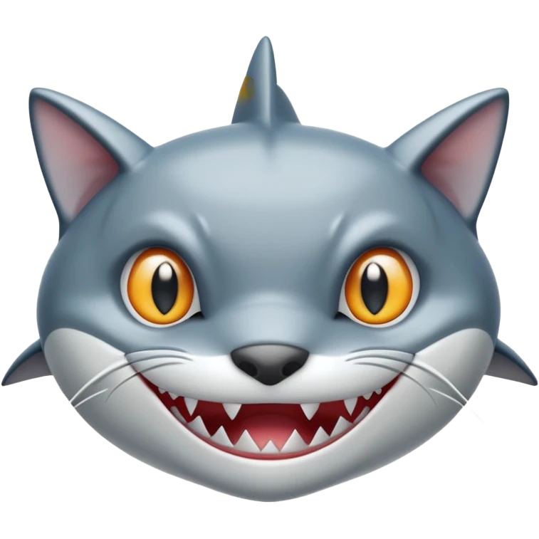 shark x cat emoji