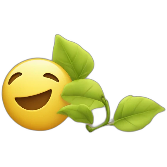 chat feuille emoji