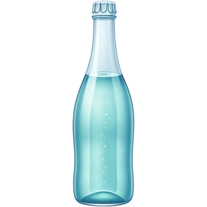 Bottle sparkling water emoji