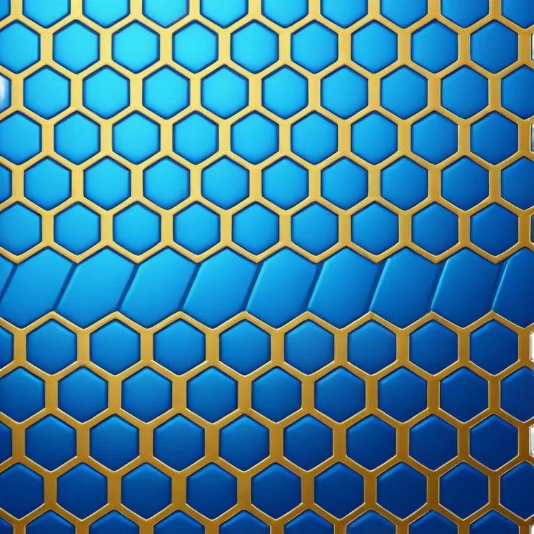 Blue and golden Yes emoji