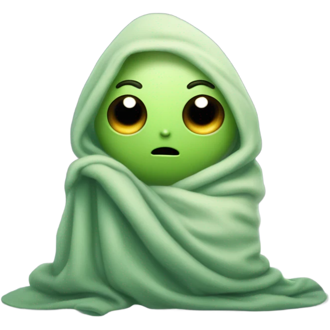 Sleepy alien emoji