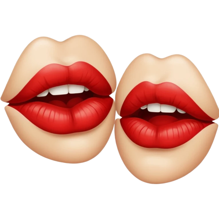گاز گرفتن لب emoji