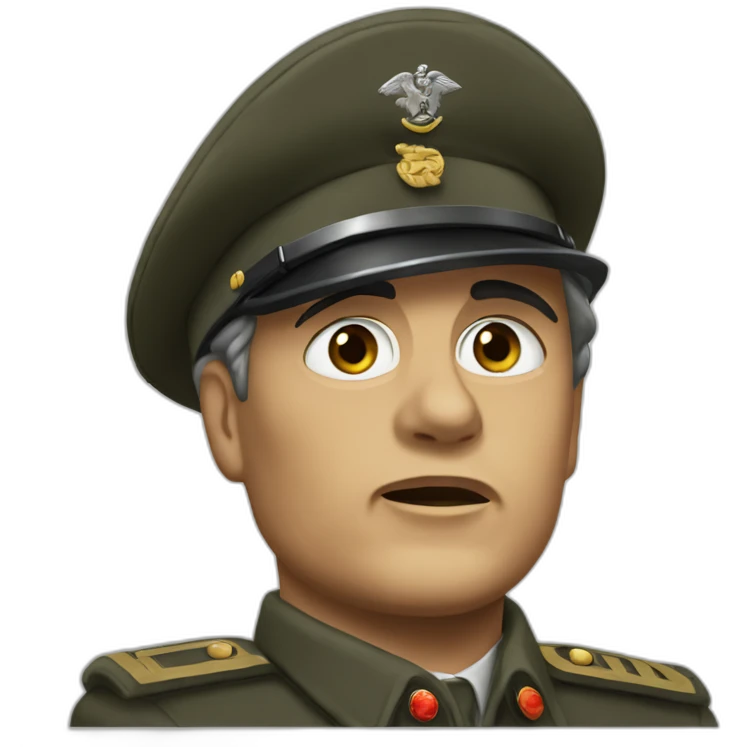 Mussolini che saluta emoji