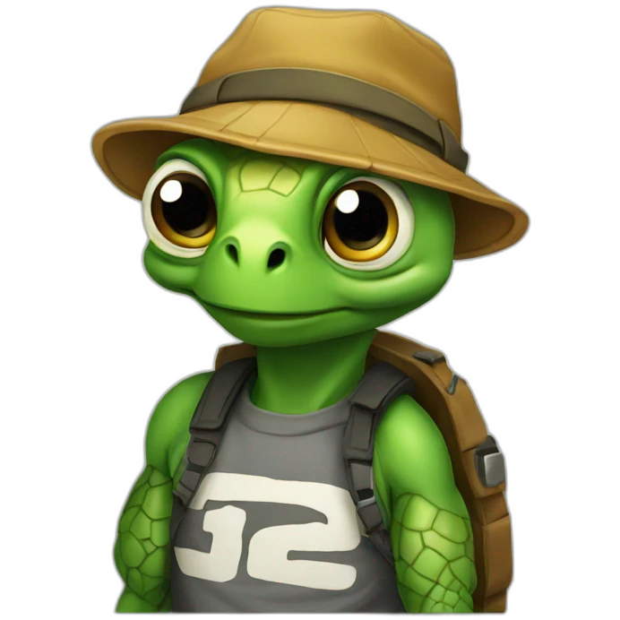 dj turtle emoji
