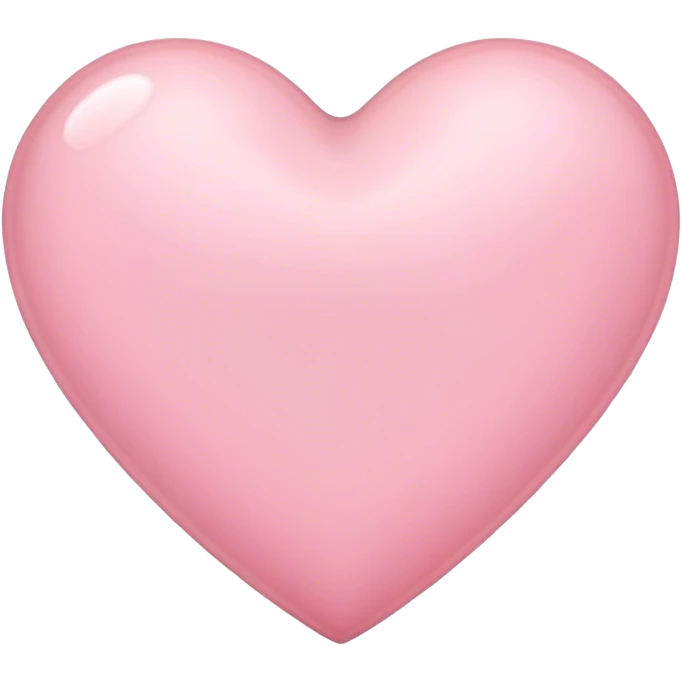 light pink heart  emoji