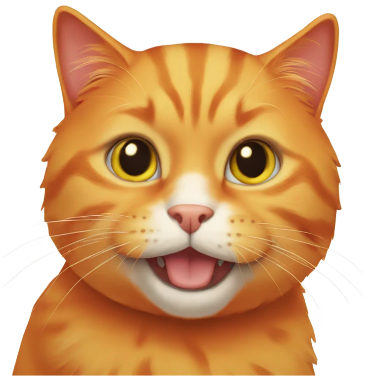 orange cat emoji