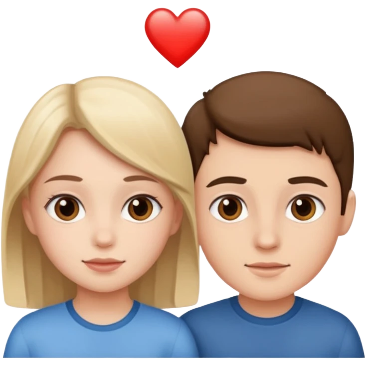 Girl with boy emoji