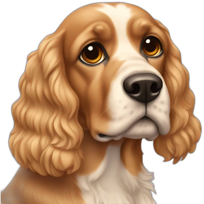 Cocker anglais emoji
