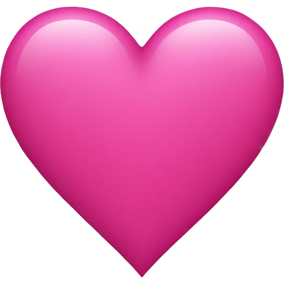 Plain dark pink heart emoji
