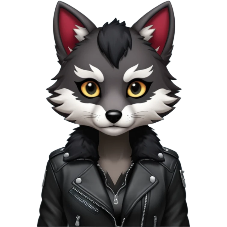 Edgy anthro furry by Falvie, LiLaiRa, AngieWolf emoji