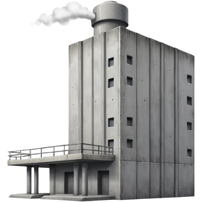 pick-up point, gray building emoji