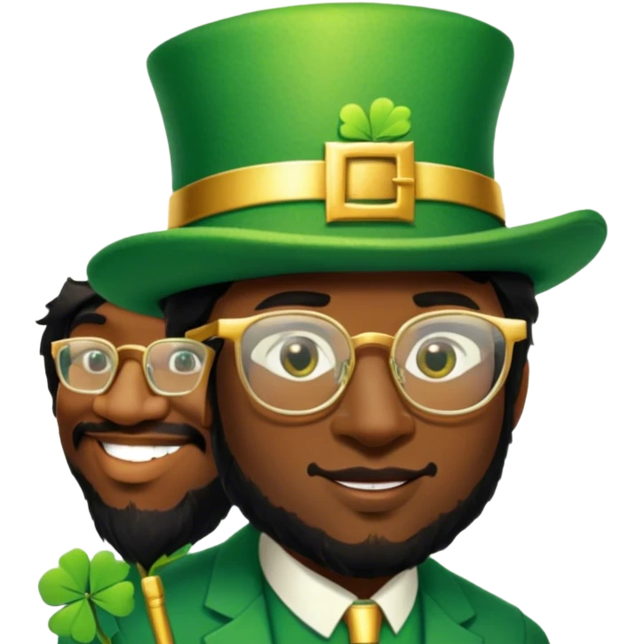 Celebratory Leprechaun emoji
