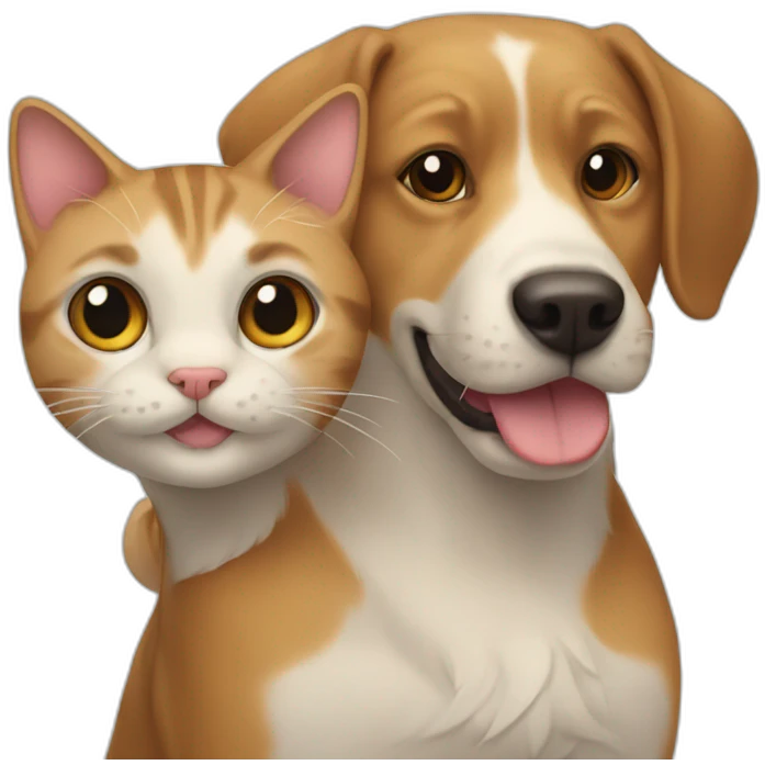 Cat and Dog emoji