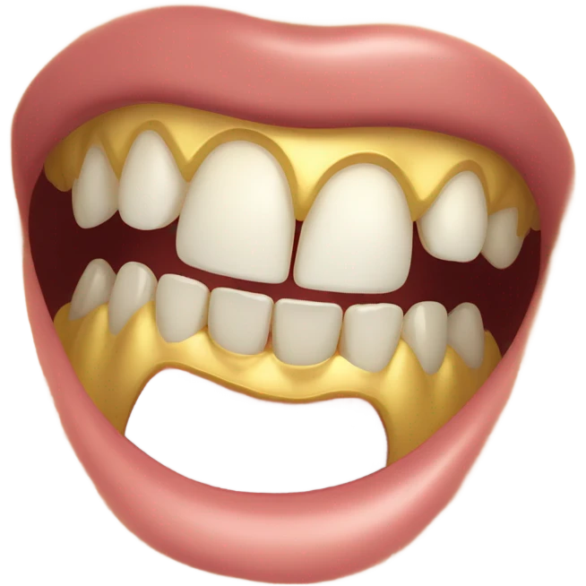 Gold tooth emoji