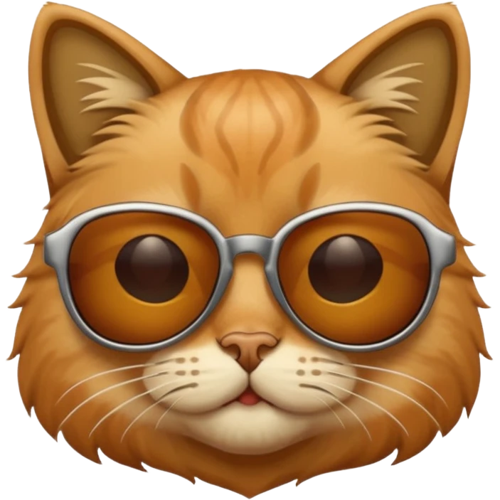 Cat wearing sunglasses emoji