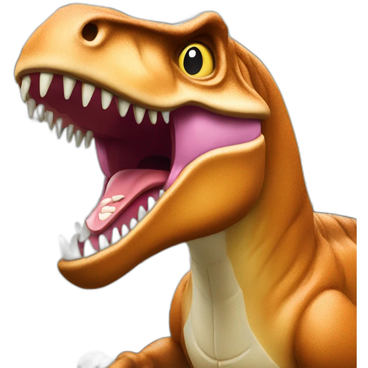 T-rex en boulangerie emoji