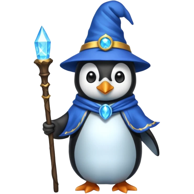 Penguin Wizard emoji