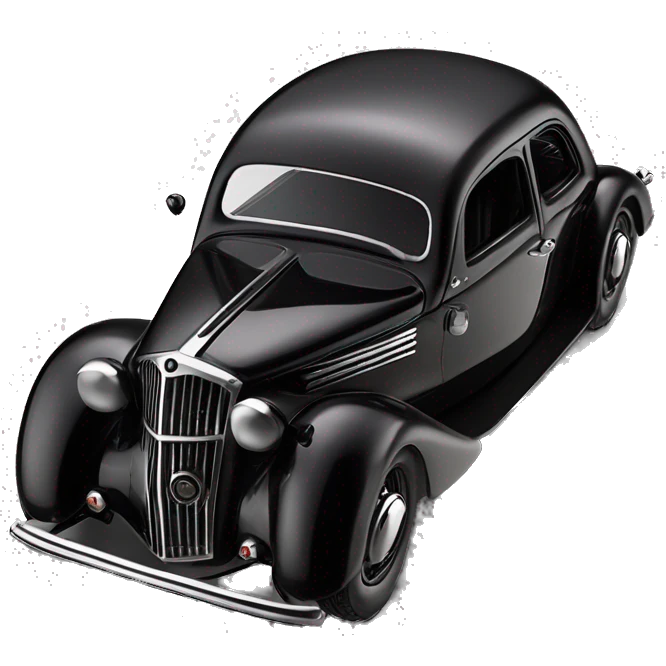 Darth Vader themed sporty Batman’s 1936 Cord 810  emoji