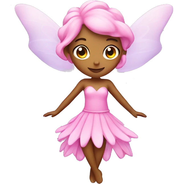 pink fairy with stars emoji