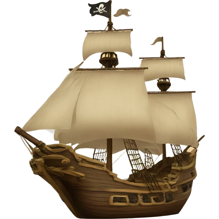 pirates ship emoji