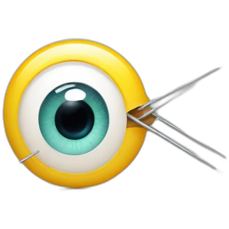 Needle with eye emoji