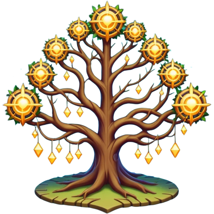 RPG skill tree emoji
