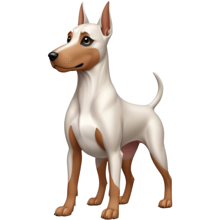 white doberman Y3 emoji