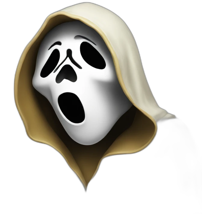 ghostface scream emoji